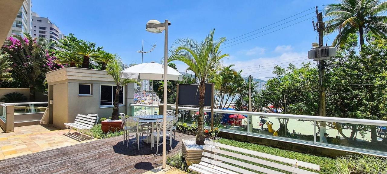 Apto Com Garagem E Lavanderia Em Frente A Praia Guaruja Ngoại thất bức ảnh
